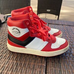 Vintage Pony x NEFF City Wings Men’s Size 8  80s Sneakers Red And White